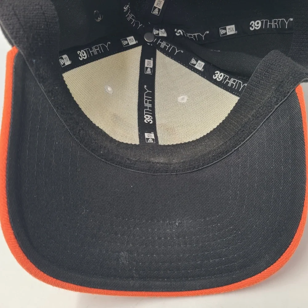 Baltimore Orioles Hat Fitted‎ M-L New Era 39Thirty White Orange Black MLB Men